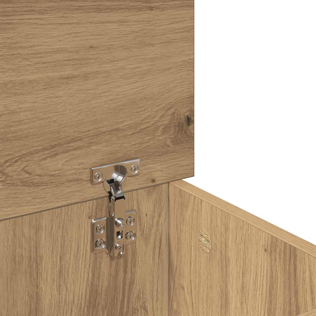 Storage Box Artisan Oak 30x50x28 cm Engineered Wood
