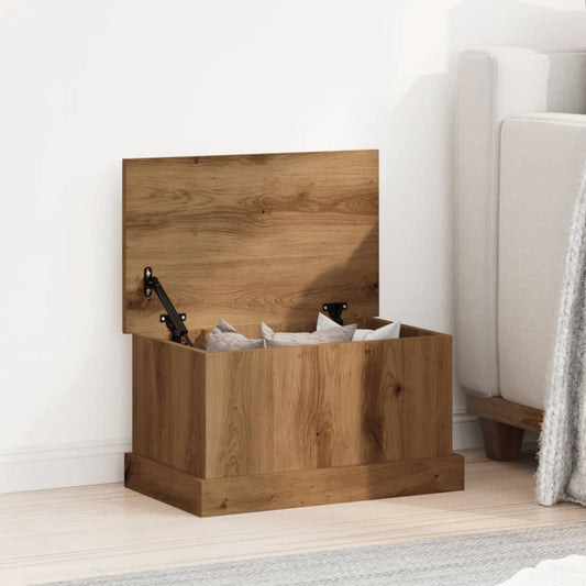 vidaXL Storage Box Artisan Oak 30x50x28 cm Engineered Wood