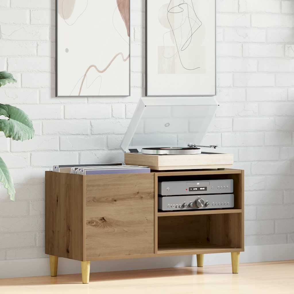 Record Cabinet Artisan Oak 84,5x38x48 cm Engineered Wood