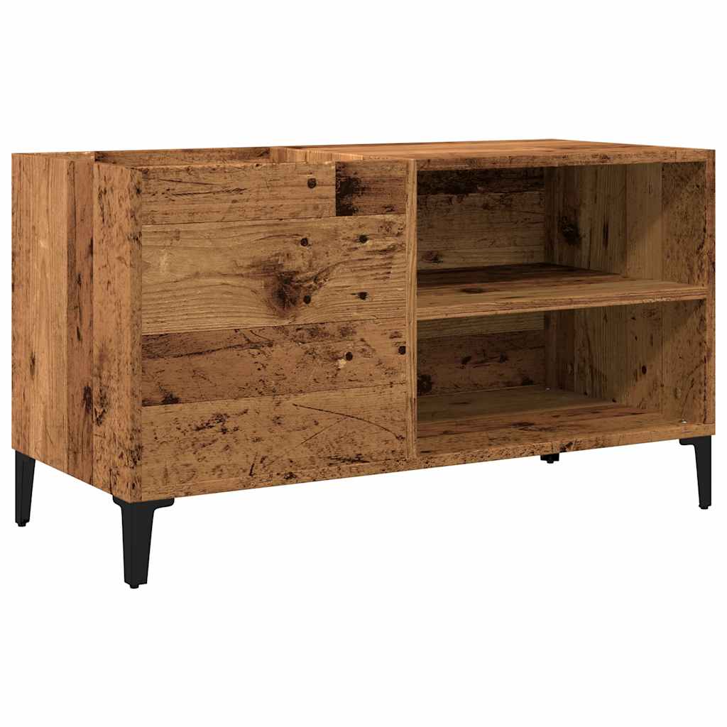 Record Cabinet Old Wood 84.5x38x48 cm Engineered Wood