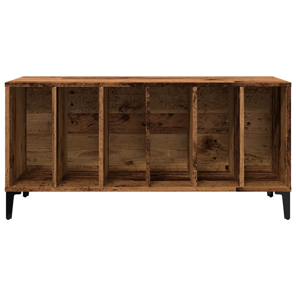 Record Cabinet Old Wood 100x38x48 cm Engineered Wood
