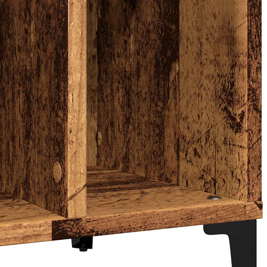 Record Cabinet Old Wood 100x38x48 cm Engineered Wood