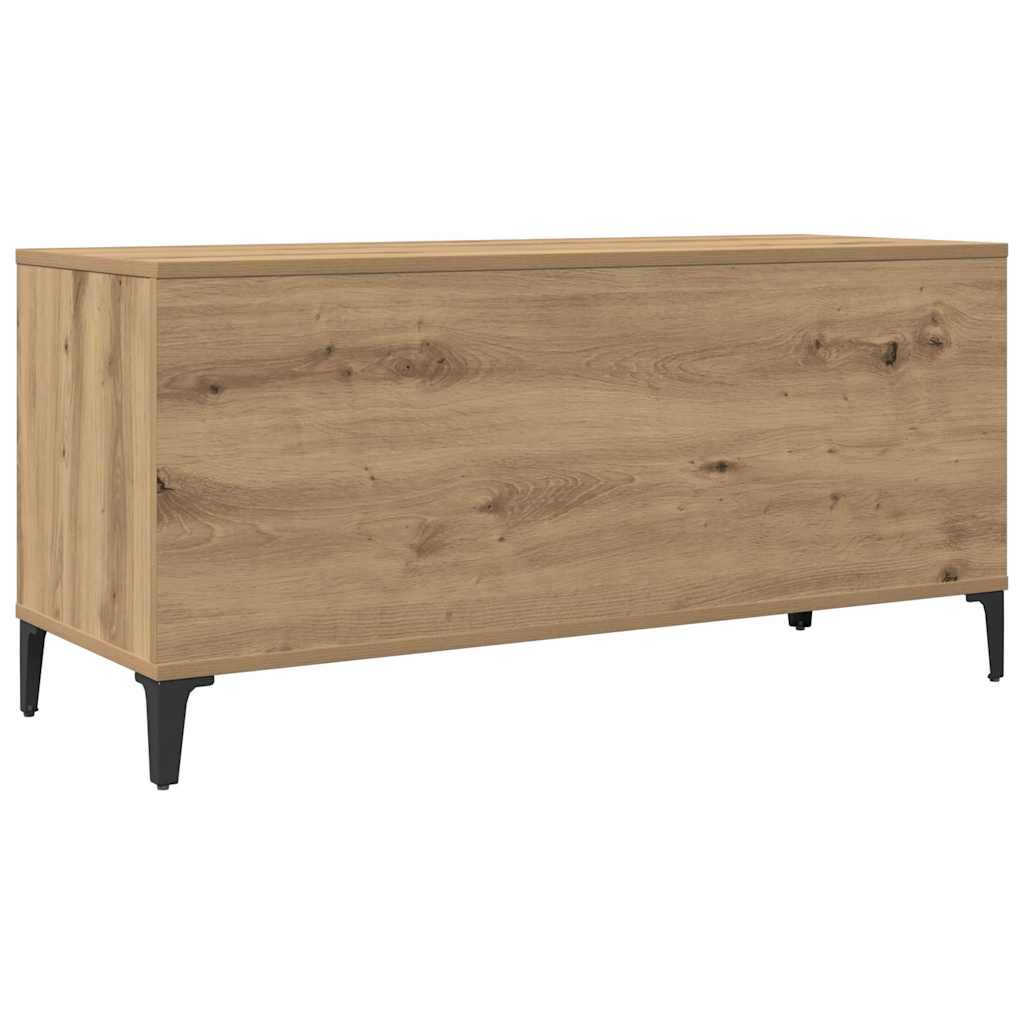 Record Cabinet Artisan Oak 100x38x48 cm Engineered Wood