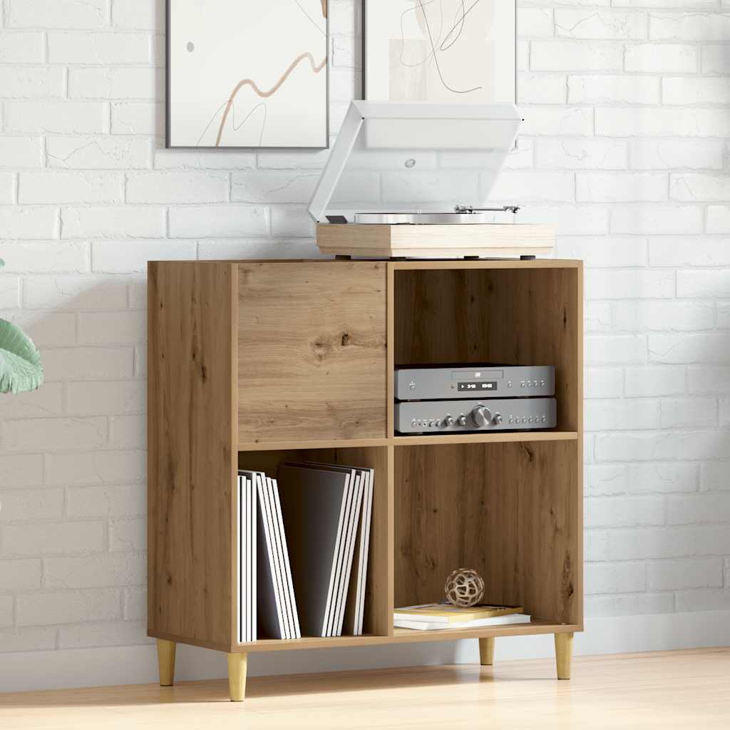Record Cabinet Artisan Oak 84,5x38x89 cm Engineered Wood