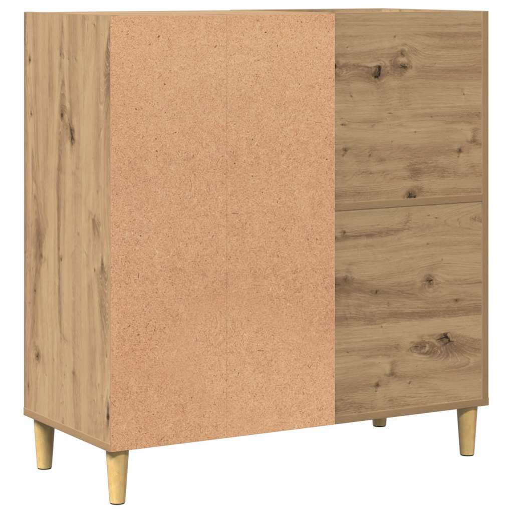 Record Cabinet Artisan Oak 84,5x38x89 cm Engineered Wood
