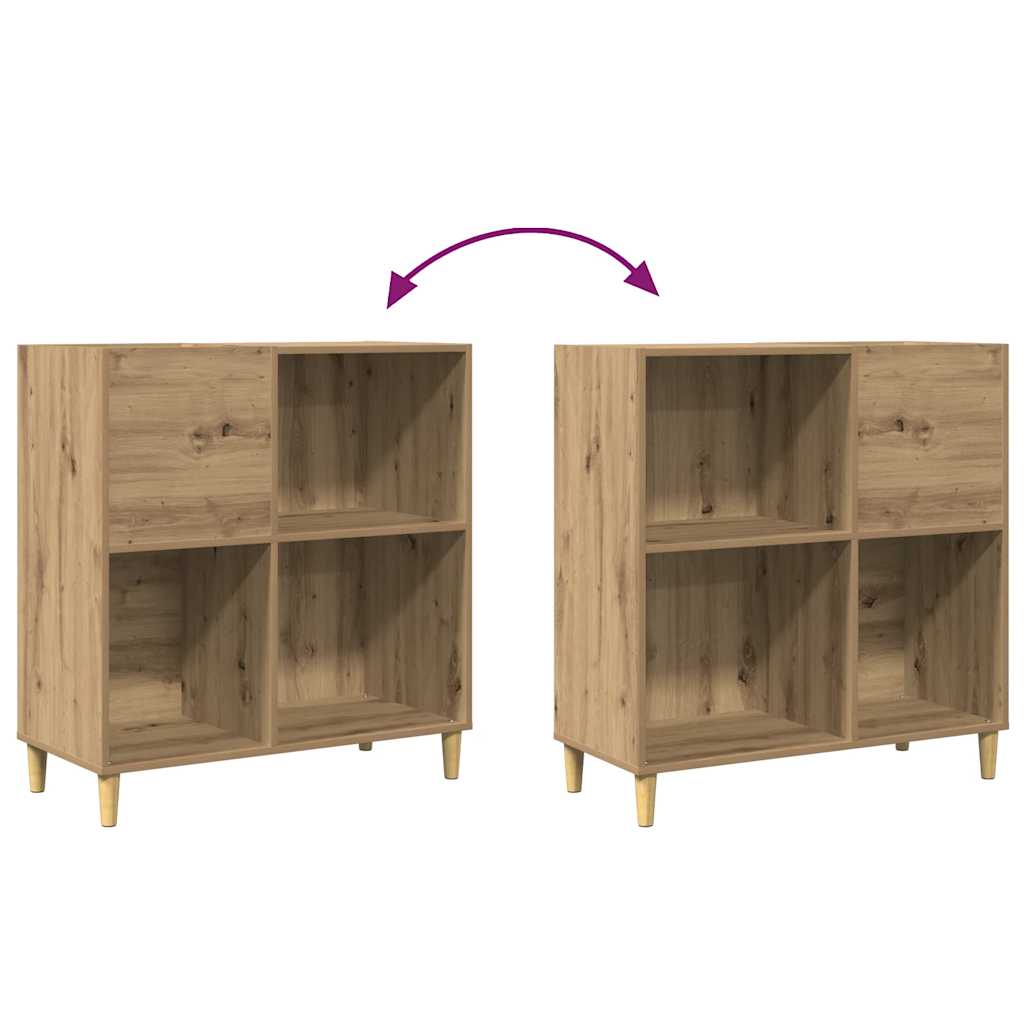 Record Cabinet Artisan Oak 84,5x38x89 cm Engineered Wood