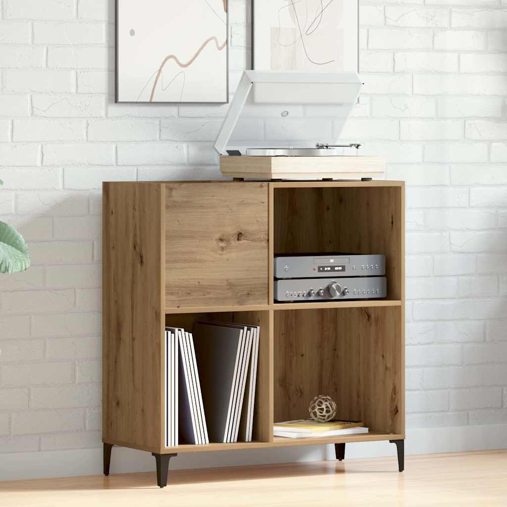 Record Cabinet Artisan Oak 84,5x38x89 cm Engineered Wood