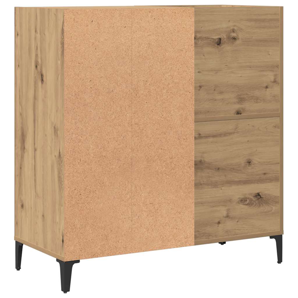 Record Cabinet Artisan Oak 84,5x38x89 cm Engineered Wood