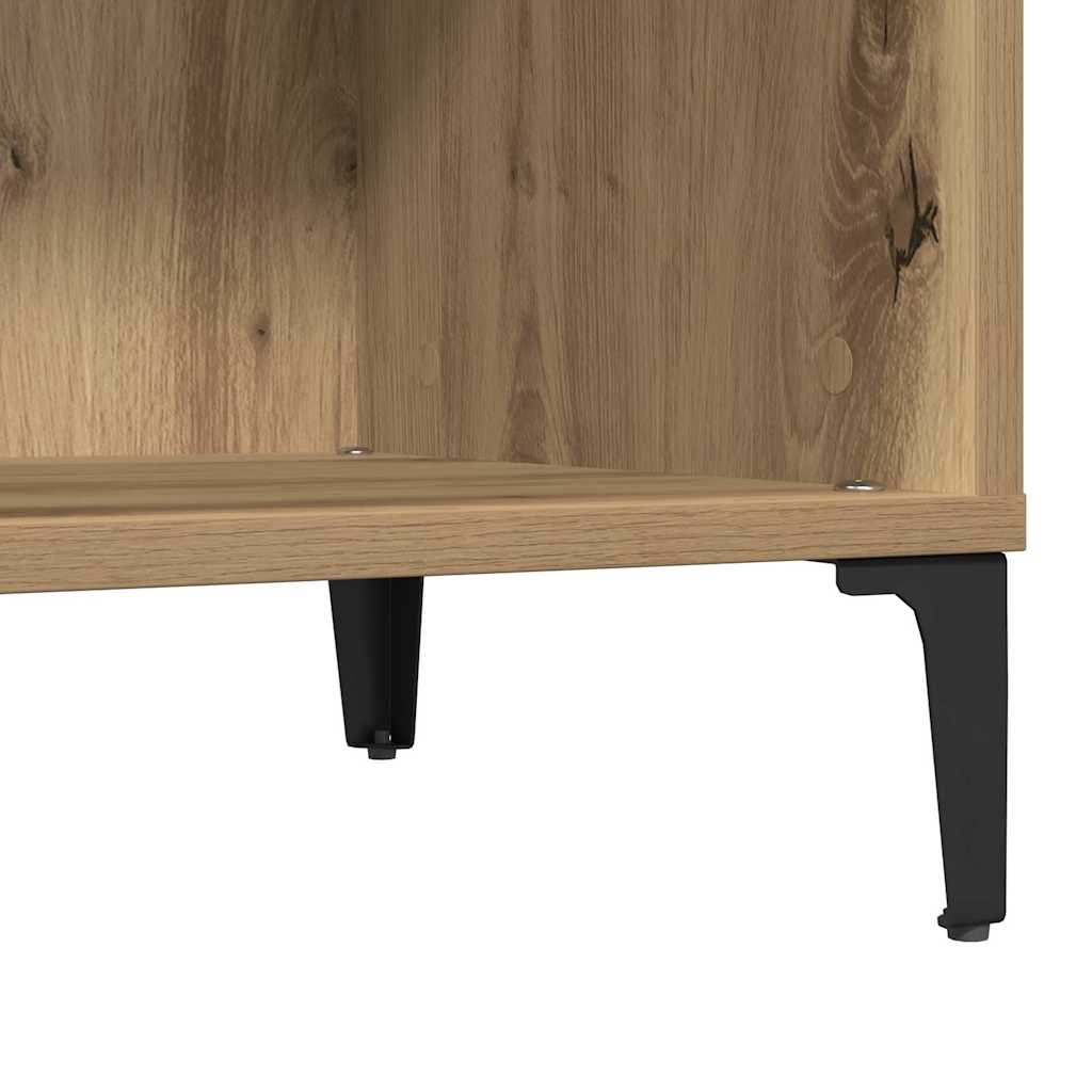 Record Cabinet Artisan Oak 84,5x38x89 cm Engineered Wood