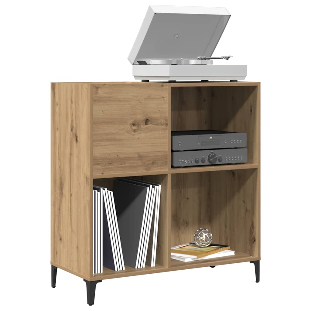 Record Cabinet Artisan Oak 84,5x38x89 cm Engineered Wood