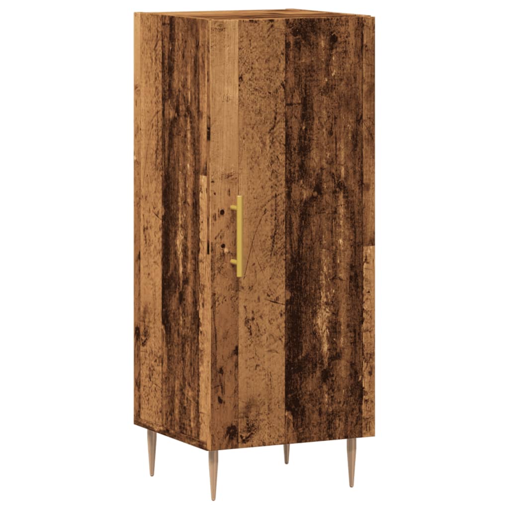 Sideboard Old Wood 34.5x34x90 cm Engineered Wood