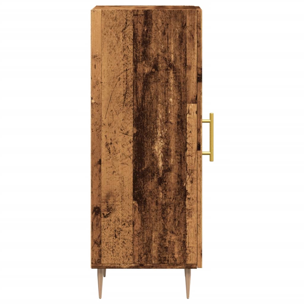 Sideboard Old Wood 34.5x34x90 cm Engineered Wood