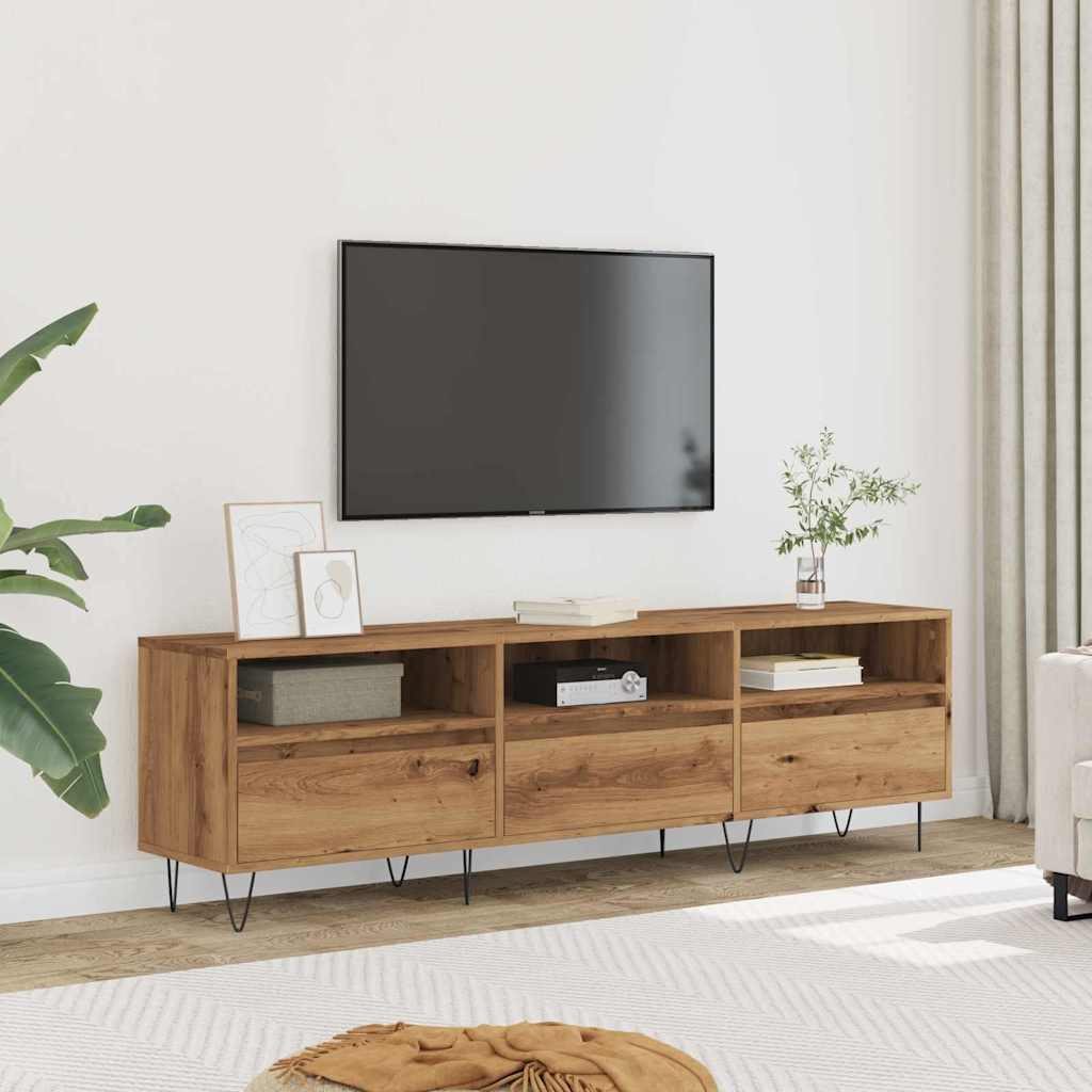 TV Cabinet Artisan Oak 150x30x44,5 cm Engineered Wood
