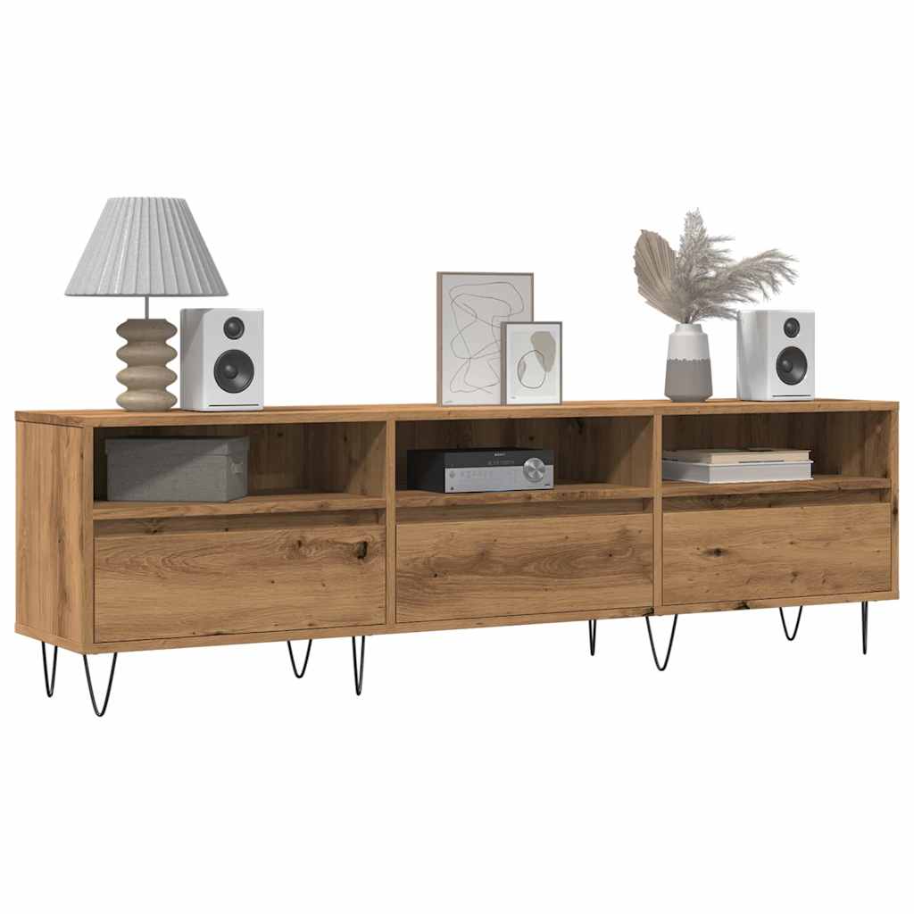 TV Cabinet Artisan Oak 150x30x44,5 cm Engineered Wood