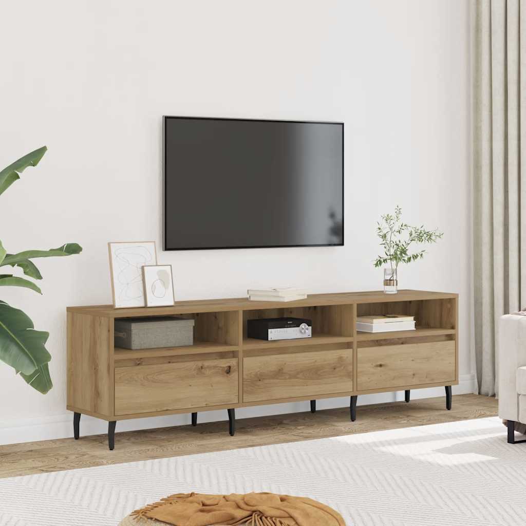 TV Cabinet Artisan Oak 150x30x44.5 cm Engineered Wood