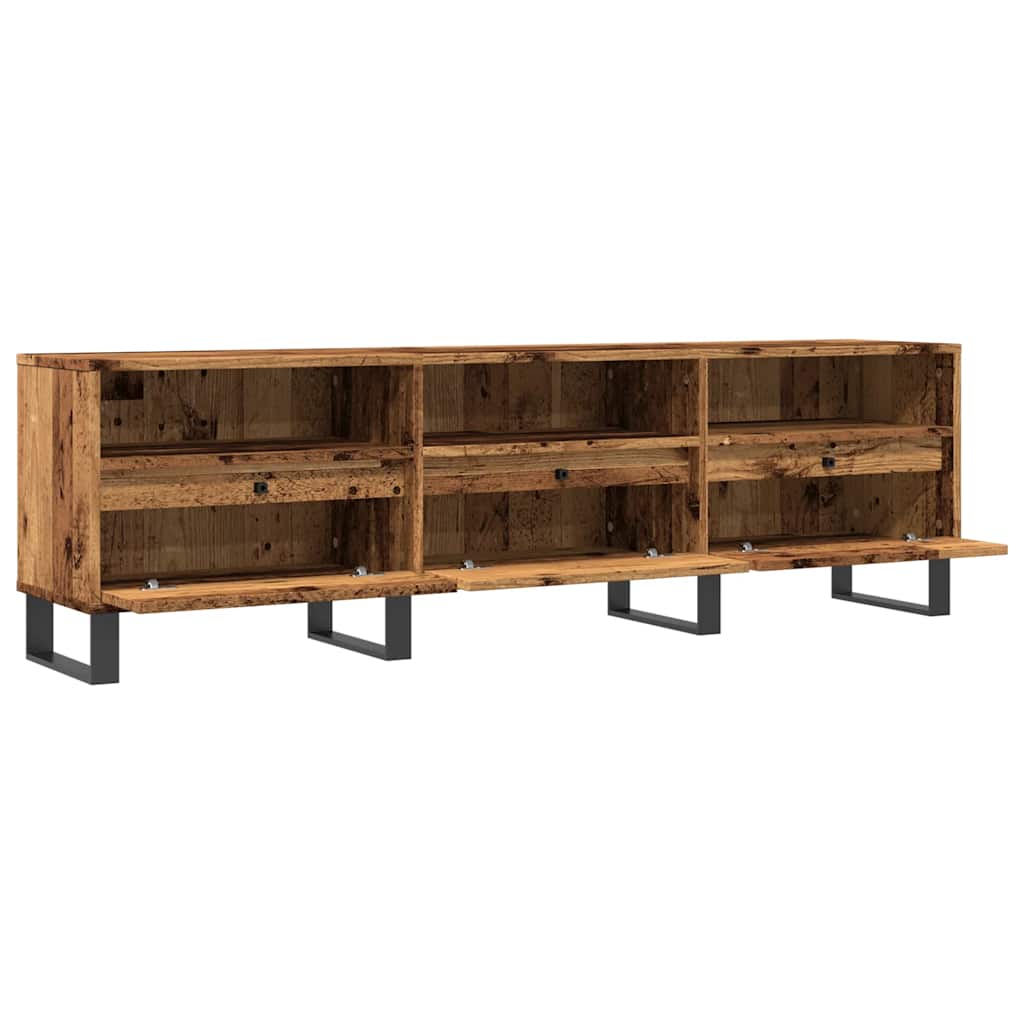 TV Cabinet Old Wood 150x30x44,5 cm Engineered Wood