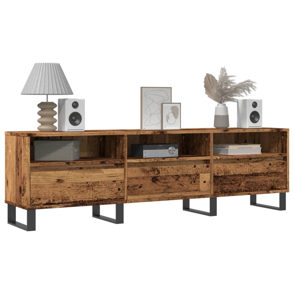 TV Cabinet Old Wood 150x30x44,5 cm Engineered Wood