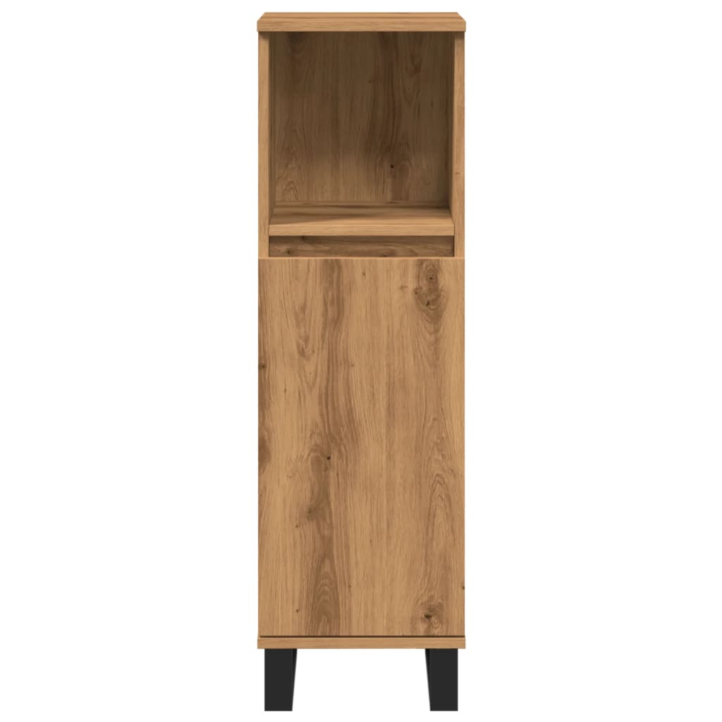 vidaXL Bathroom Cabinet Artisan Oak 30x30x100 cm Engineered Wood