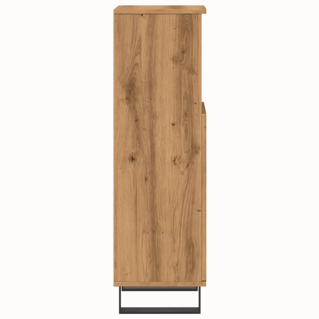 vidaXL Bathroom Cabinet Artisan Oak 30x30x100 cm Engineered Wood