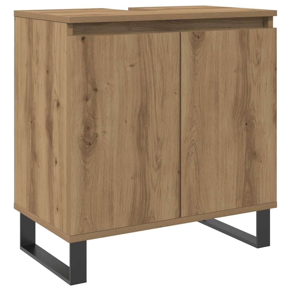 Bathroom Cabinet Artisan Oak 58x33x60 cm Engineered Wood