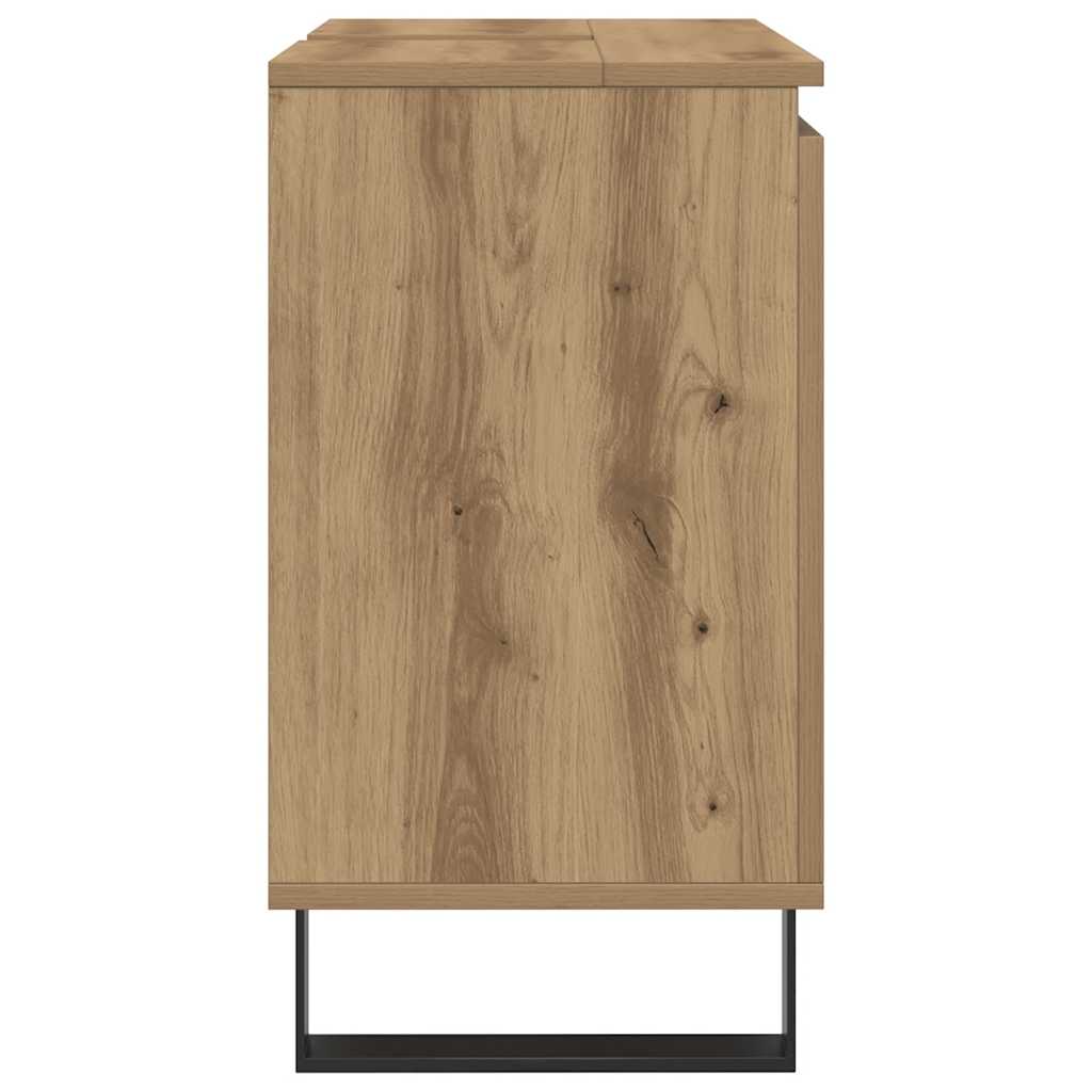 Bathroom Cabinet Artisan Oak 58x33x60 cm Engineered Wood