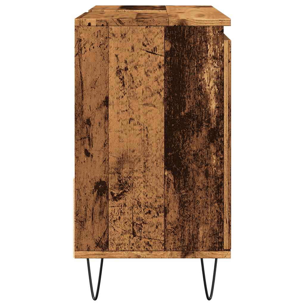 Bathroom Sink Cabinet Old Wood 65x33x60 cm Engineered Wood