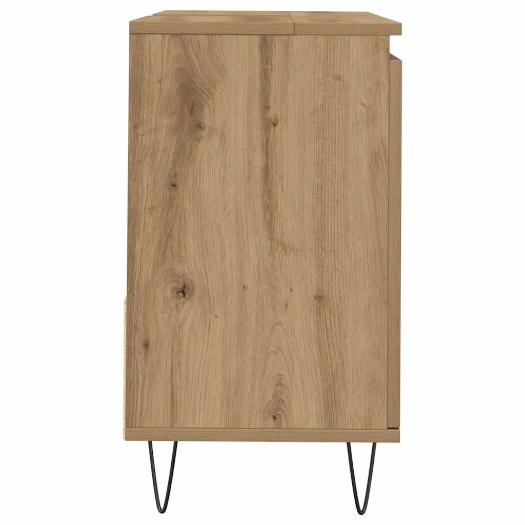 Bathroom Sink Cabinet Artisan Oak 65x33x60 cm Engineered Wood