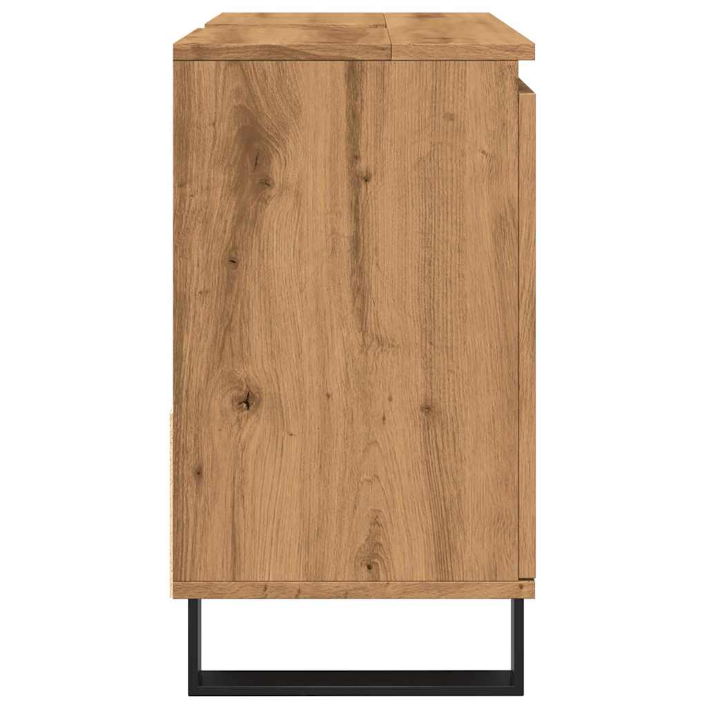 Bathroom Sink Cabinet Artisan Oak 65x33x60 cm Engineered Wood