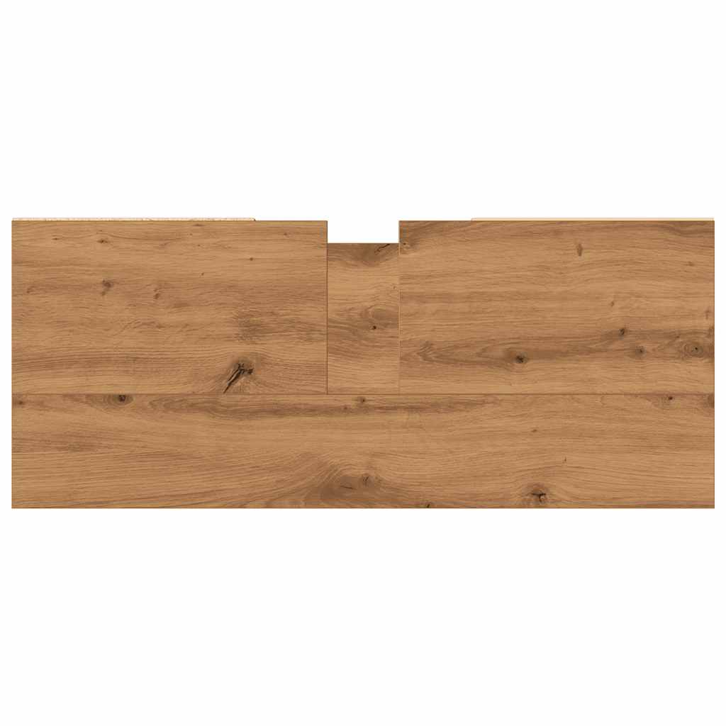 Bathroom Sink Cabinet Artisan Oak 80x33x60 cm Engineered Wood