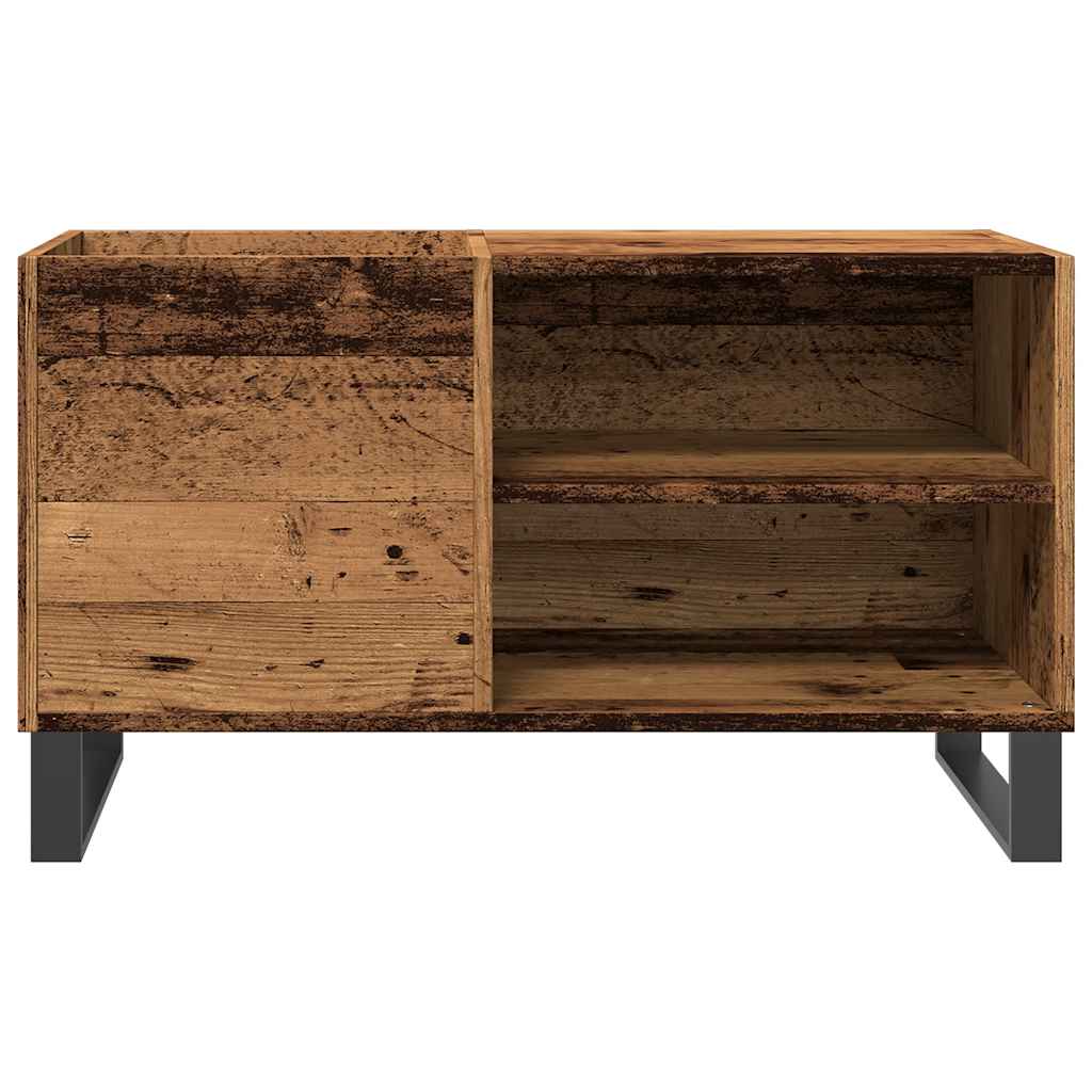 Record Cabinet Old Wood 84.5x38x48 cm Engineered Wood
