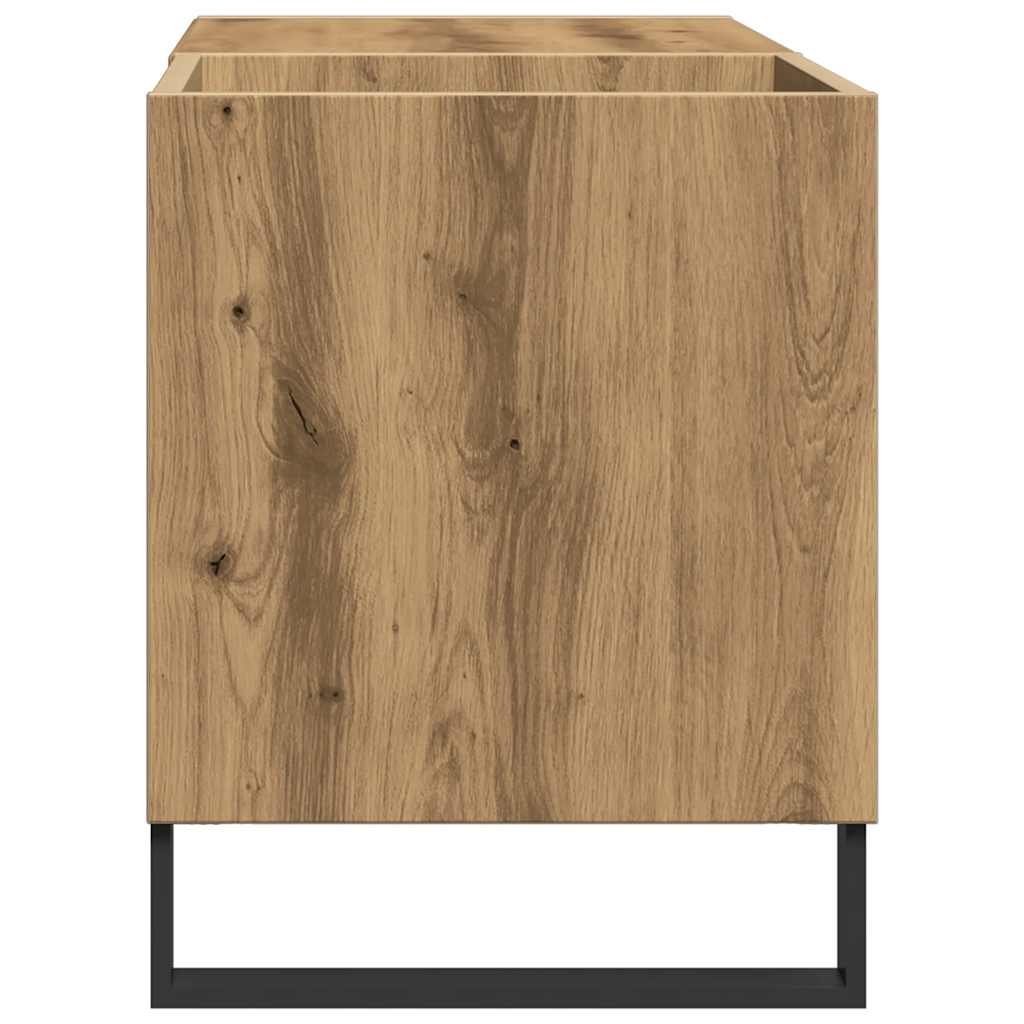Record Cabinet Artisan Oak 84.5x38x48 cm Engineered Wood