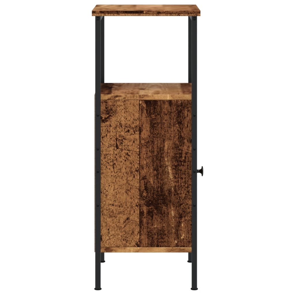 Bedside Cabinet Old Wood 41x31x80 cm Engineered Wood