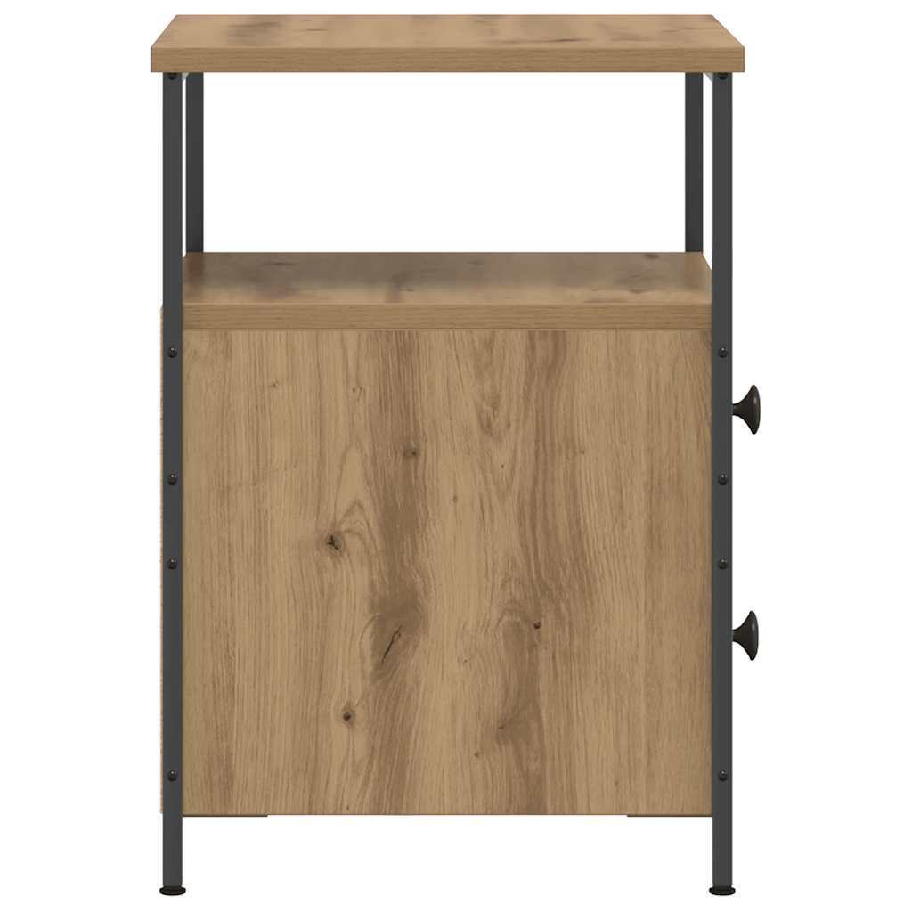 Bedside Cabinet Artisan Oak 34x35.5x50 cm Engineered Wood