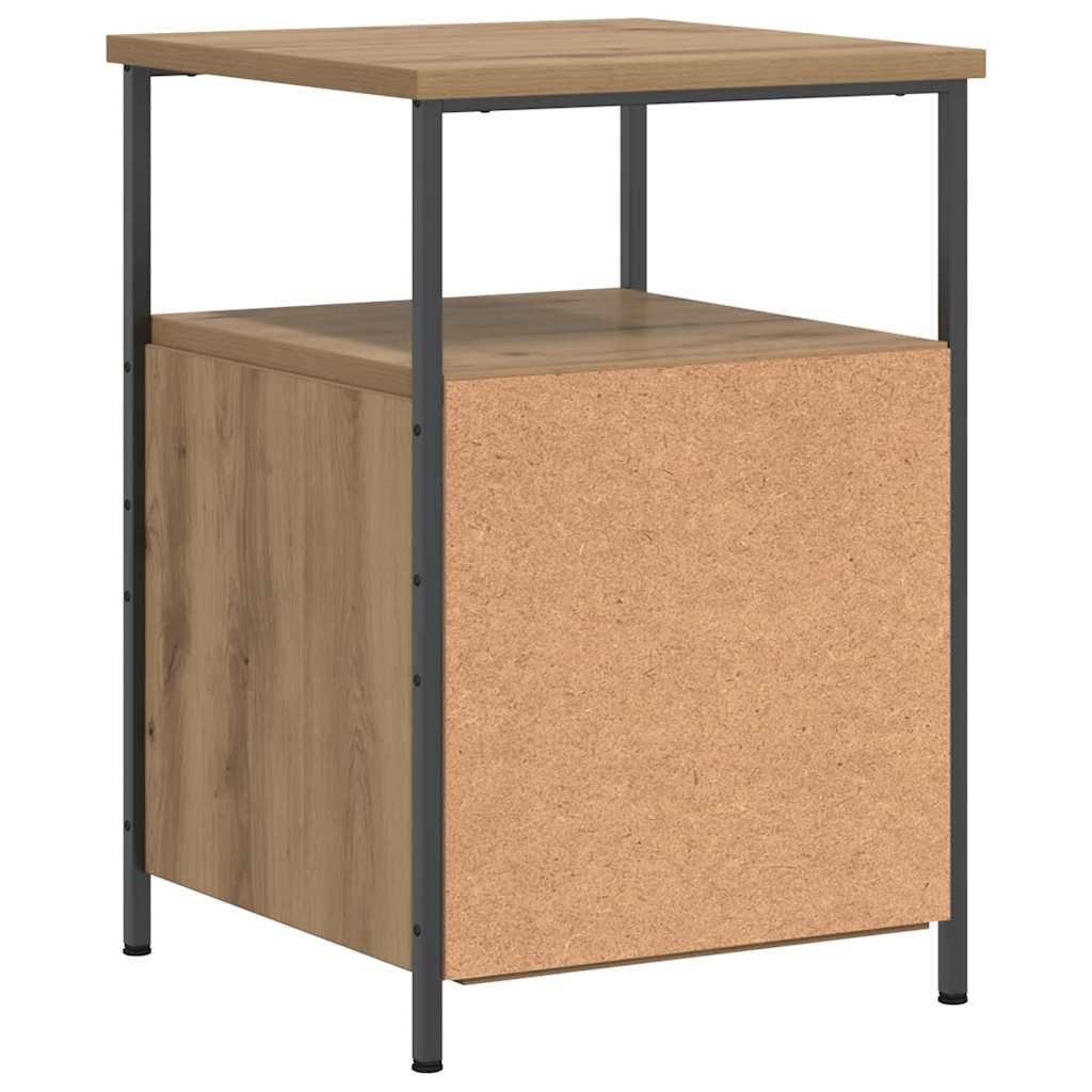 Bedside Cabinets 2 pcs Artisan Oak 34x35.5x50 cm Engineered Wood