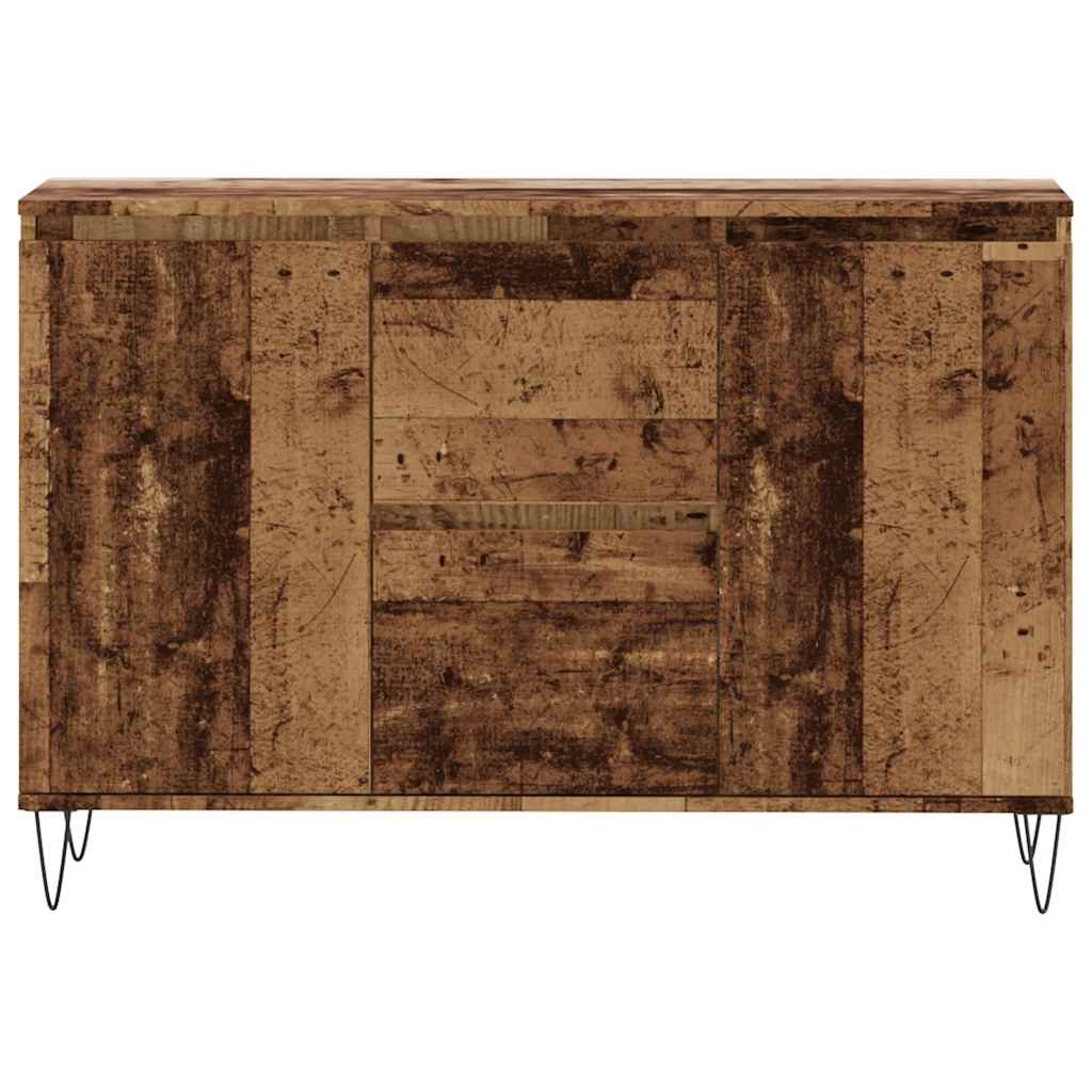 Sideboard Old Wood 101.5x35x70 cm Engineered Wood