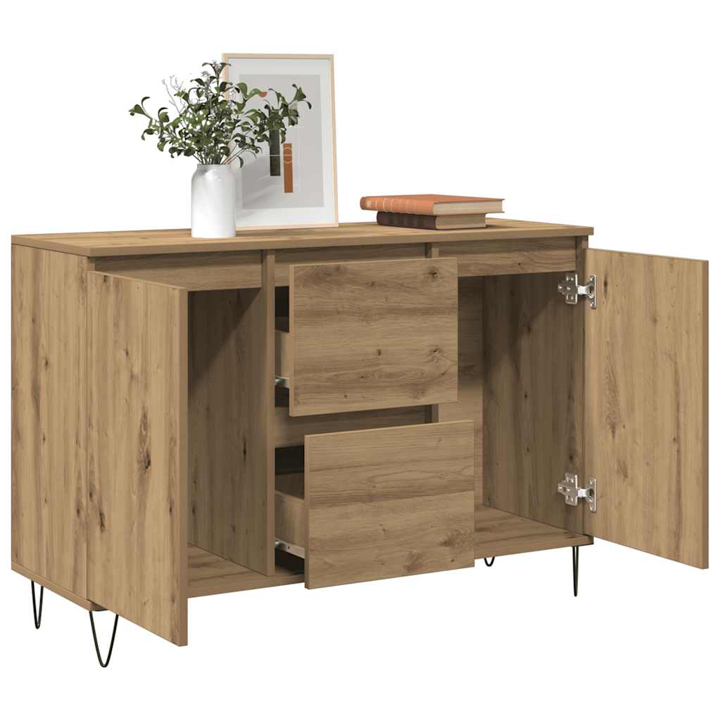 Sideboard Artisan Oak 101,5x35x70 cm Engineered Wood