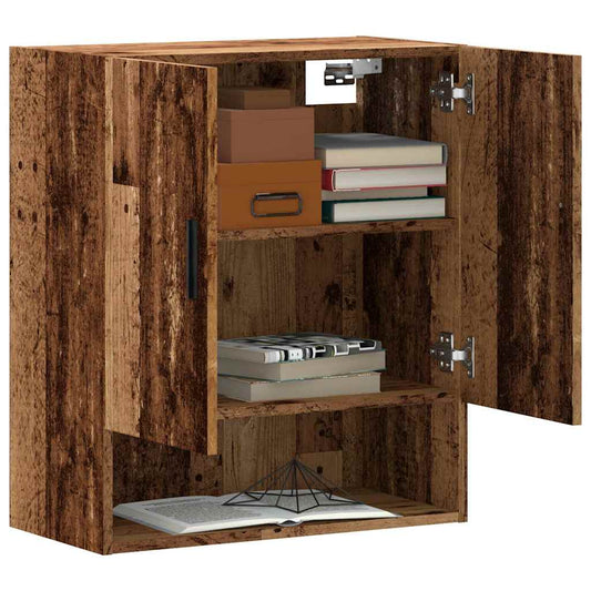 Wall Cabinet Old Wood 60x31x70 cm Engineered Wood