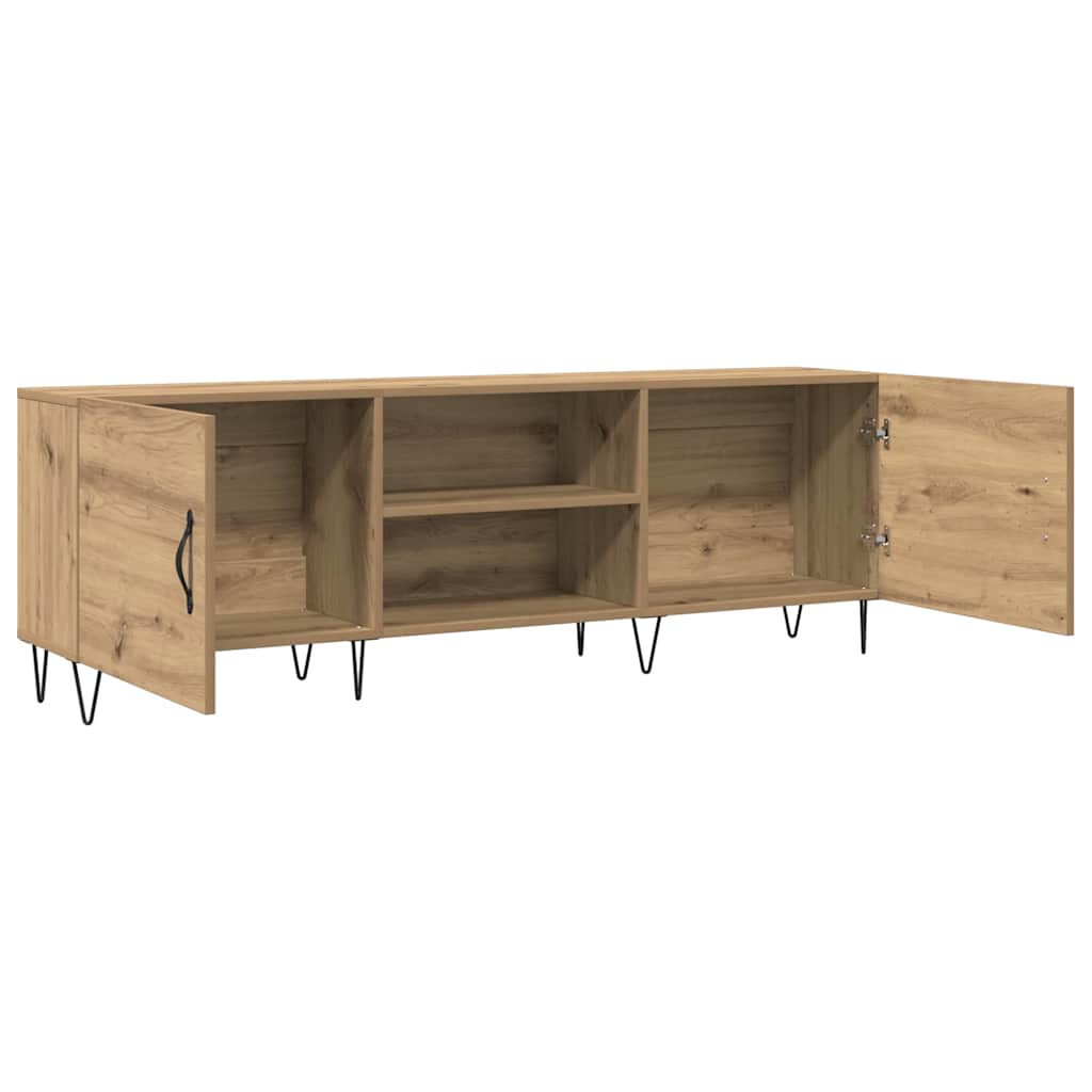 TV Cabinet Artisan Oak 150x30x50 cm Engineered Wood