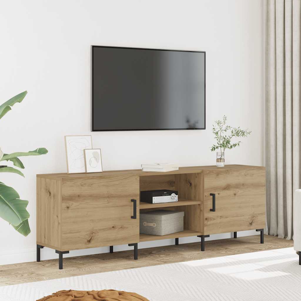 TV Cabinet Artisan Oak 150x30x50 cm Engineered Wood
