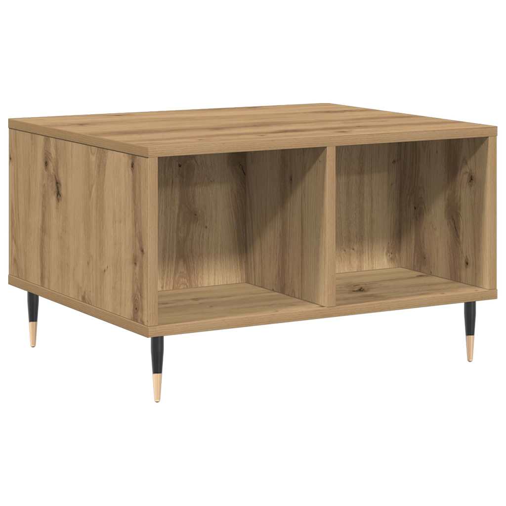 Coffee Table Artisan Oak 60x50x36,5 cm Engineered Wood