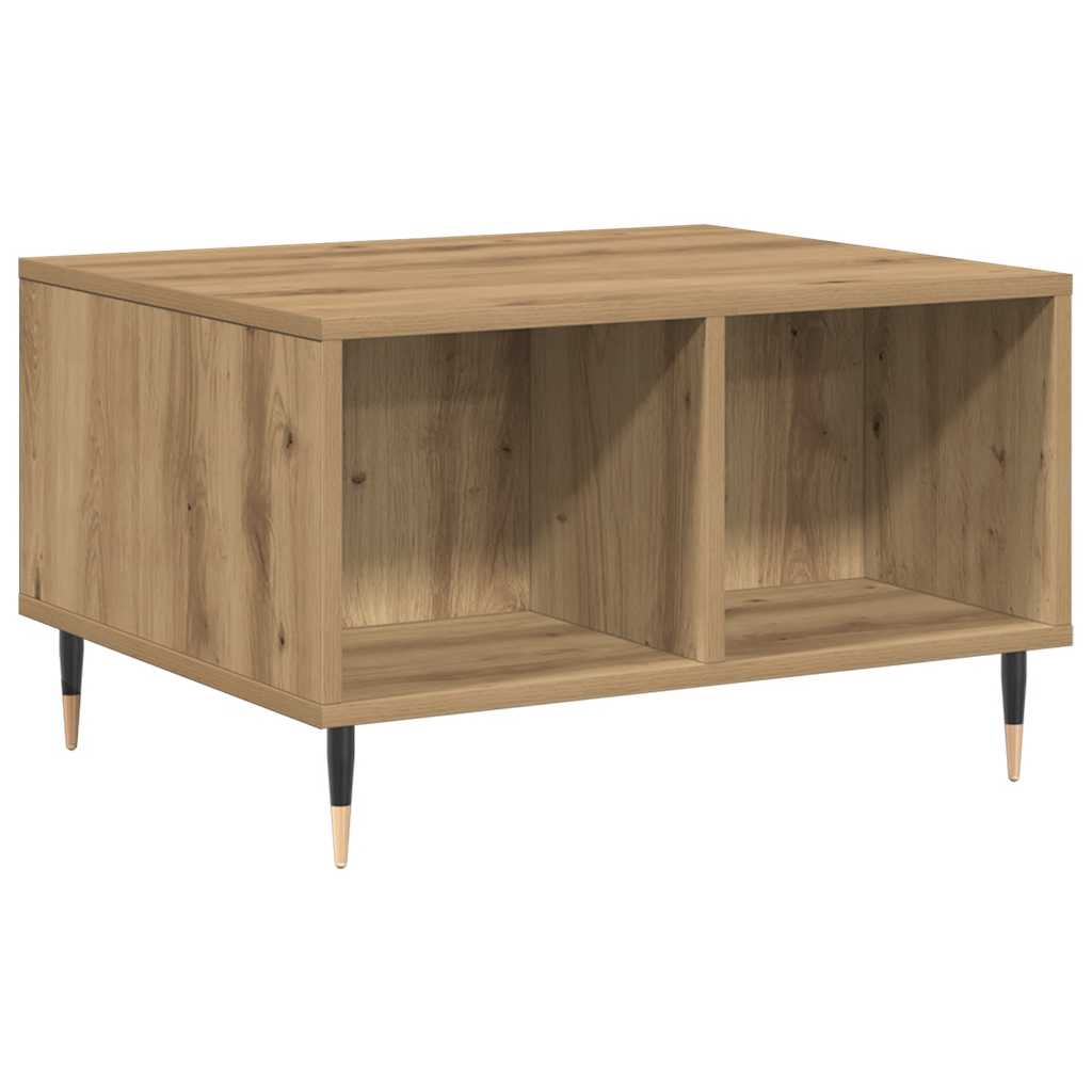 Coffee Table Artisan Oak 60x50x36,5 cm Engineered Wood