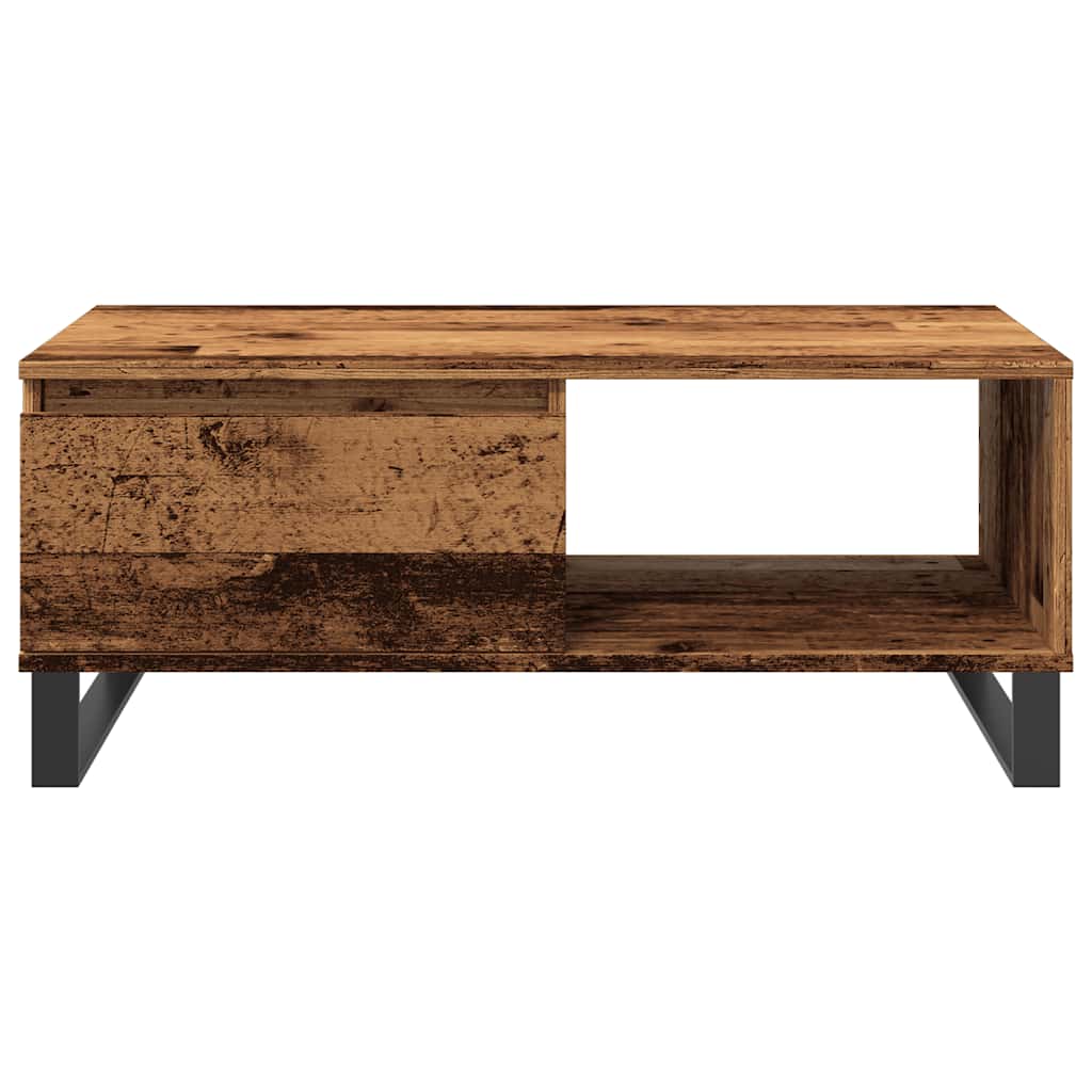 Coffee Table Old Wood 90x50x36,5 cm Engineered Wood