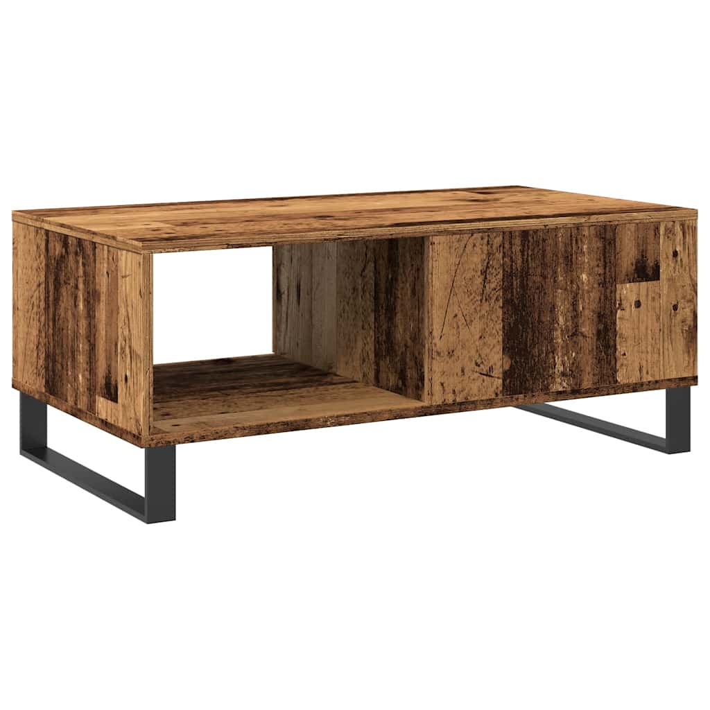 Coffee Table Old Wood 90x50x36,5 cm Engineered Wood