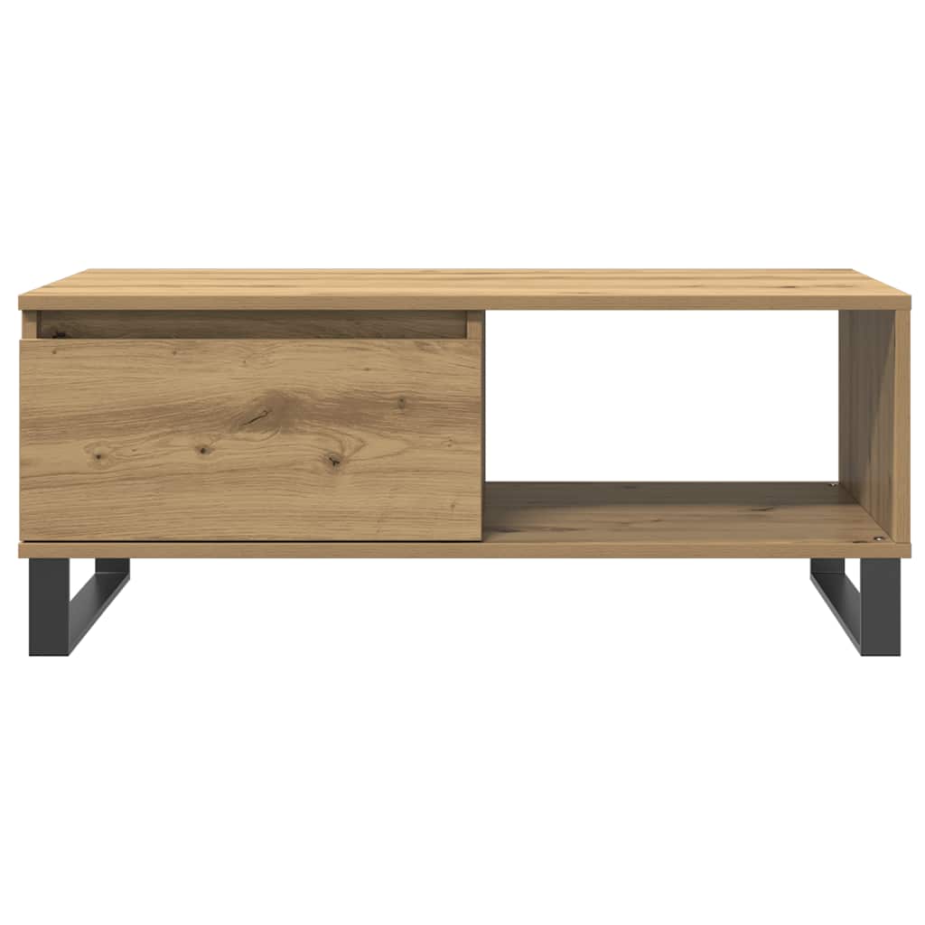 Coffee Table Artisan Oak 90x50x36,5 cm Engineered Wood
