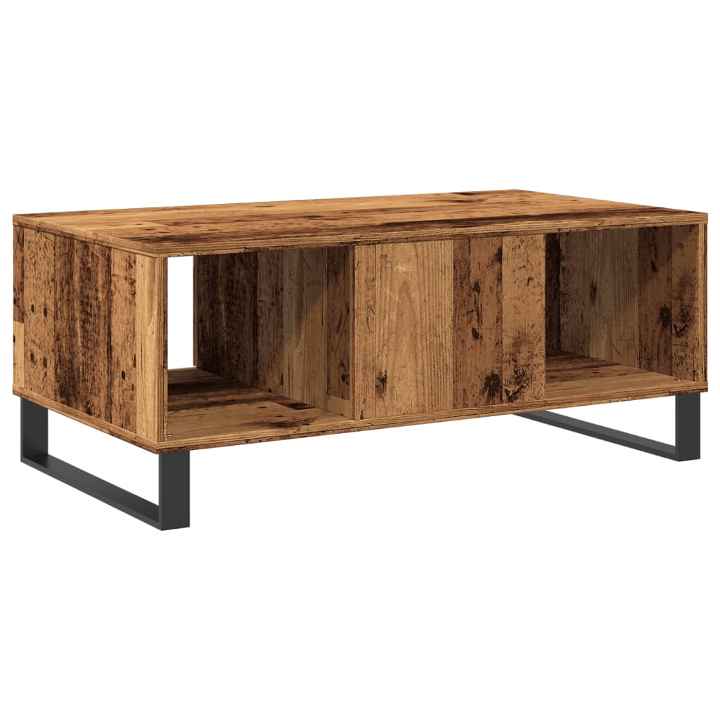 Coffee Table Old Wood 90x50x36,5 cm Engineered Wood