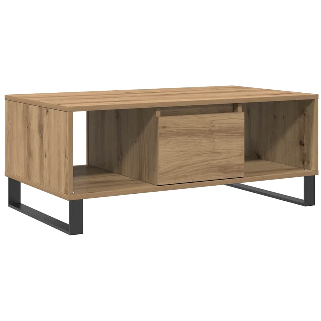 Coffee Table Artisan Oak 90x50x36,5 cm Engineered Wood