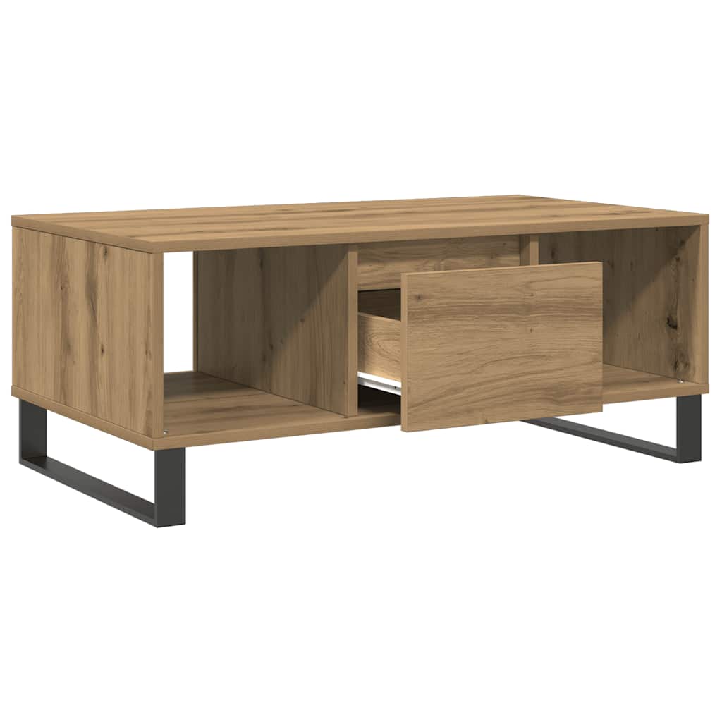 Coffee Table Artisan Oak 90x50x36,5 cm Engineered Wood