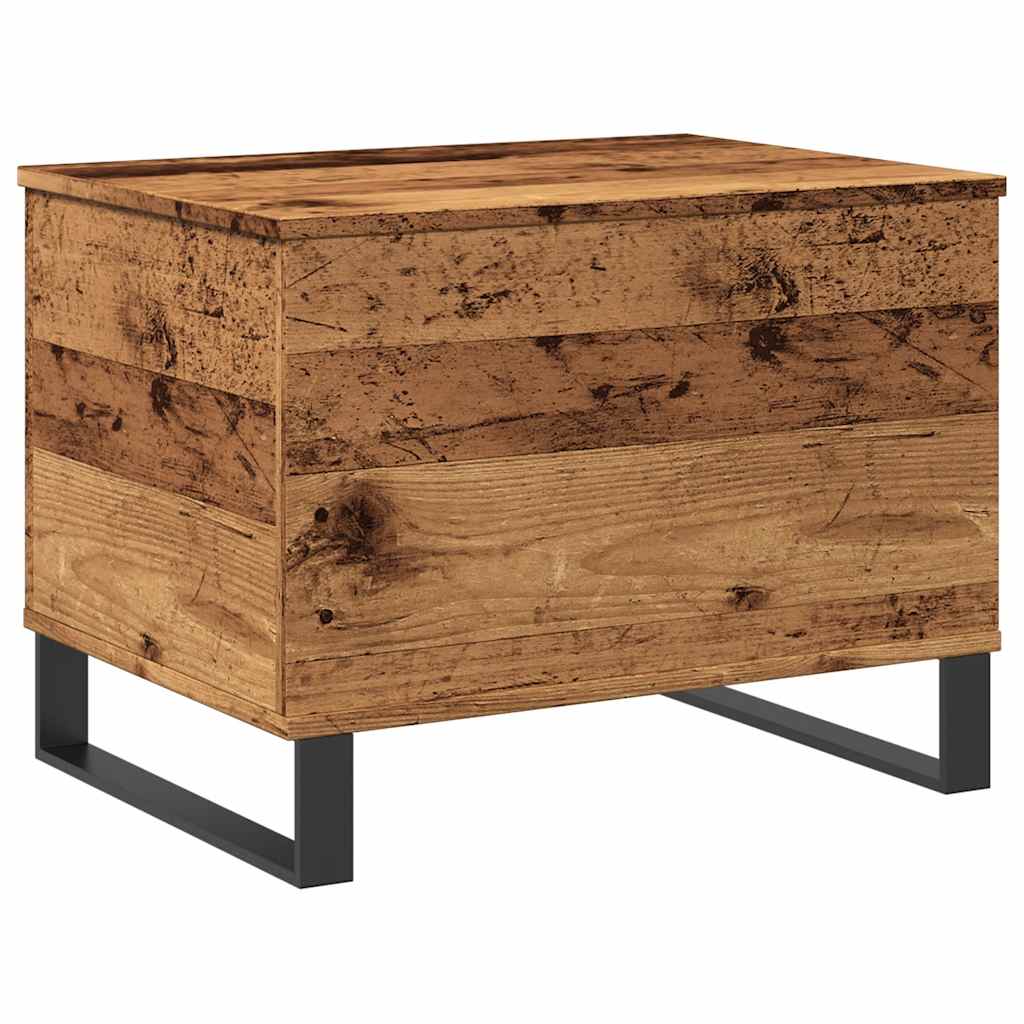 Coffee Table Old Wood 60x44,5x45 cm Engineered Wood