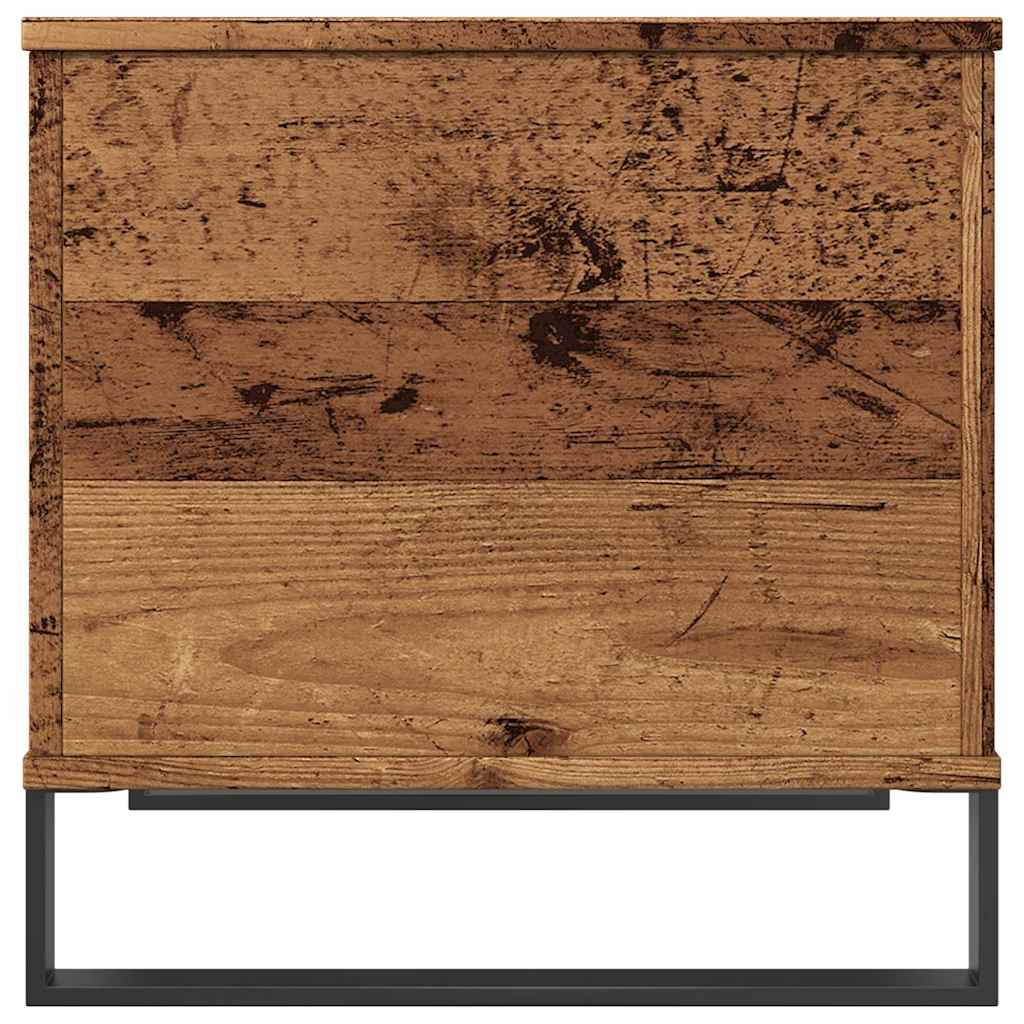 Coffee Table Old Wood 60x44,5x45 cm Engineered Wood