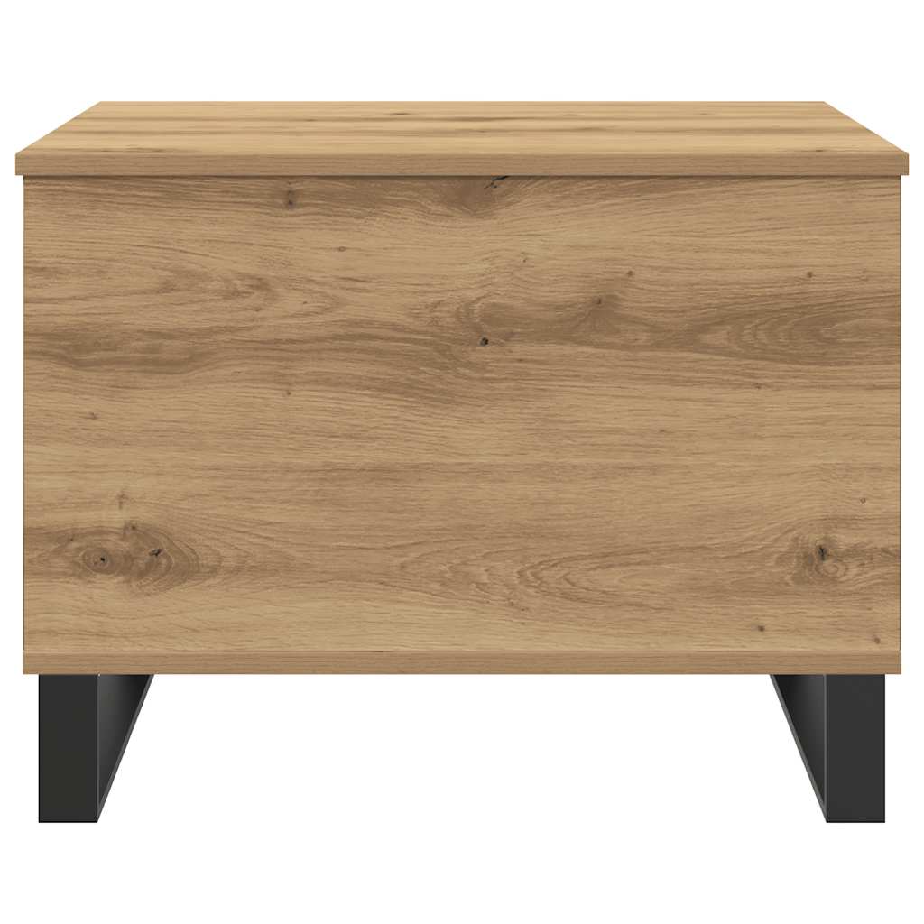 Coffee Table Artisan Oak 60x44,5x45 cm Engineered Wood